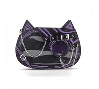 Sac à bandoulière réfléchissant lumineux du modèle 2025 Tide - Sac à bandoulière lumineux - Sac à main tendance de la nouvelle saison (Night light, purple)