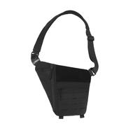 Sac à bandoulière réglable, porte-monnaie de voyage, sac antivol, matériau imperméable, polyvalent, 29 x 17 x 3 cm pour garder vos affaires à portée de main et facilement accessibles, Noir , Refer to