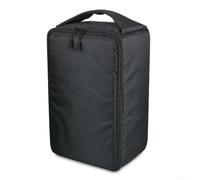 Sac à bandoulière réglable rembourré pour appareil photo reflex numérique | Mélange de nylon et de polyester, ultra léger 260 g, poignée douce, facile à transporter, finition noire