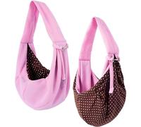 Sac à bandoulière réglable réversible pour chien et chat avec design ergonomique pour promenades quotidiennes