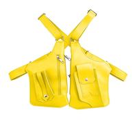Sac à bandoulière réglable sous le bras - Système ultime de protection antivol de qualité supérieure, sac de sécurité à double épaule pour | Voyage Travail Passeport École Argent Course W