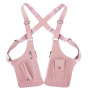 Sac À Bandoulière Réglable Sous Les Bras En Cuir PU for Hommes Et Femmes, Sentinelle Antivol Caché for Voyages, La Randonnée, Le Cyclisme Déplacements Domicile-travail