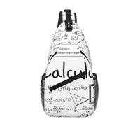 Sac à bandoulière résistant à l'eau avec motif géométrique g alculus