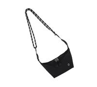 Sac à bandoulière résistant à l'usure pour tous les jours, sangle réglable, sacs à bandoulière décontractés pour université, campus ou voyage d'affaires, sac à bandoulière compact, Noir , One Size