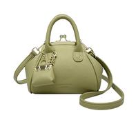 Sac à bandoulière rétro pour femme avec poignée supérieure en cuir synthétique pour le quotidien, Vert, One Size