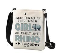 Sac à bandoulière Rhinocéros avec inscription « Who Really Loved Rhino It Was Me The End », Loved Rhino Cr UK, 0