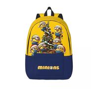Sac à bandoulière robuste et portable pour le travail, le bureau, les Minions, motif banane, Noël, humoristique, Moi, moche et méchant, pour Garcon et fille, anniversaire Noir