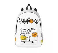 Sac à bandoulière robuste pour ordinateur portable, cadeau d'anniversaire, L-Les Shadoks, pour enfant, sac à dos de randonnée Noir