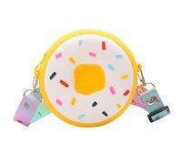 Sac à bandoulière rond imprimé pour enfants garçons filles réglable multicolore sac à bandoulière pour l'école hommes sacs à bandoulière, Ye2., Taille unique