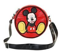 Mickey Mouse Shoes-Sac à Bandoulière Rond Padding, Rouge