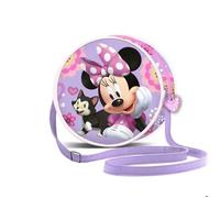 Sac à Bandoulière Ronde - KARACTERMANIA - Disney Minnie Mouse - Lilas - Taille Unique - Zippée