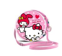 Sac à Bandoulière Ronde - KARACTERMANIA - Hello Kitty Lovely - Rose - Taille Unique - Zippée