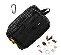 Sac à bandoulière - Sac fourre-tout compact avec pièces séparées, mini organisateur en tissu Dalima, sac à fermeture sécurisée, support de voyage léger | Pour camping, randonnée, escalade, chasse en