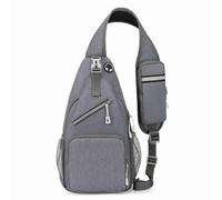 Sac à bandoulière Sacs à bandoulière Sacs Fanny Sac à bandoulière Sac à bandoulière Portable Sacs à Dos de randonnée pour Hommes Femmes Sac à Dos Sling Backpack (Gris)