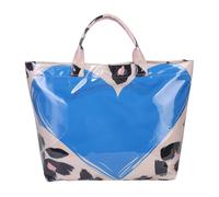 Sac à bandoulière simple en PVC imprimé grande capacité avec fermeture | Sac à main sous les bras avec sangle réglable et poches intérieures pour le travail, le shopping, les voyages