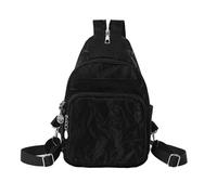 Sac à bandoulière simple, style chinois, tendance, bandoulière, petit sac à dos, sac à dos décontracté, écharpes de poitrine style chinois, téléphone à bandoulière pour femme et fille, Noir , One Size