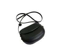 Sac à bandoulière simplifié pour femme, sac de selle au design unique, sac polyvalent pour téléphone portable, noir, Taille unique
