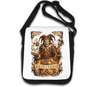 Sac à bandoulière Sinister Jester Surrounded by Chaos Elements Blanc