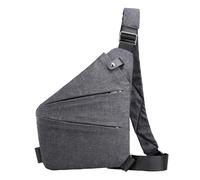 Sac à bandoulière Sling - Carrier des épaules anti-vol, sacoche de voyage compact | Organisateur de poche étanche, rangement extérieur sécurisé, compagnon de sangle mince pour hommes, randonnée, tourn