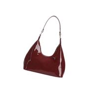 Sac à bandoulière sophistiqué en cuir synthétique pour femme - Complète toutes les tenues pour de nombreuses occasions, Rouge, Bohème