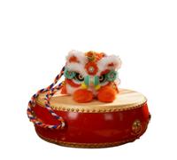 Sac à bandoulière style chinois mignon lion danse femme sac à bandoulière sac à main sacs clés portefeuille accessoires Nouvel An, Orange, 1.0*1.0*1.0