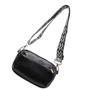 Sac à bandoulière style coréen élégant en cuir PU pour femme - Sac à main simple et décontracté pour tous les jours - Sac à main simple et décontracté en cuir PU, Noir , One Size