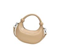 Sac à bandoulière style coréen en cuir synthétique pour femme, petit sac à main, sac à bandoulière tendance, sac demi-lune, kaki, Taille unique