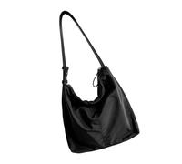 Sac à bandoulière style coréen pour femme - Simple - Pour les trajets quotidiens - Pour étudiant - École - Style coréen - Tendance - Pour les voyages, Noir , One Size