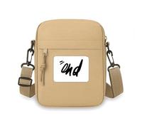 Sac à bandoulière style écriture manuscrite avec citation amusante pour téléphone portable, sac à main, sac à main, mini sac à bandoulière