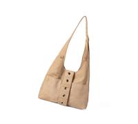 Sac à bandoulière surdimensionné en daim velouté à la mode sac à main style coréen sacs sous les bras pour un usage quotidien sacs à bandoulière sac, abricot, One Size