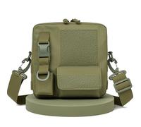 Sac à Bandoulière Tactique D'extérieur, Sac à Dos Militaire Molle à Bandoulière, Sac à Dos à Bandoulière de Poitrine(Army Green)