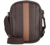 Sac à bandoulière Ted Baker Evver 15 cm - Noir, Marron chocolat - Synthétique - Homme