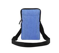 Sac à Bandoulière Téléphone Pochette Homme, Ceinture Clip Sacoche, 7.2Pouce Pochette Randonnée Téléphone Portable Décontractée Sac de Ceinture Banane Sac a Main Pochette Porte-Monnaie Zippée Holster