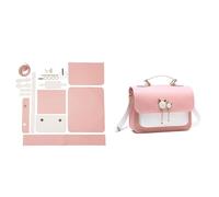 Sac à bandoulière tendance en cuir PU pour femme - Accessoires à sangle réglable - Artisanat pour filles