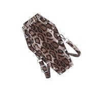 Sac à bandoulière tendance en forme de cercueil spacieux avec compartiments de rangement, design ergonomique, confortable à porter pour femmes, filles, festival de musique, sac d'accessoires gothiques