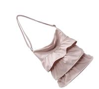 Sac à bandoulière tendance en toile avec détails plissés, sacs à bandoulière de grande capacité pour femmes qui aiment les styles uniques pour femmes, sac tendance, b, One Size