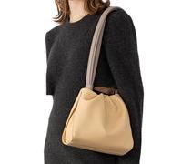 Sac à bandoulière tendance et pratique en polyuréthane avec nœud paresseux pour les besoins de la mode des femmes, sac à main élégant et pratique, jaune, One Size