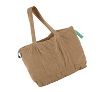 Sac à bandoulière tendance et pratique en velours côtelé pour femme, sac à main avec poignée sur le dessus, grand espace pour le quotidien essentiel, sac de travail de bureau, kaki, One Size
