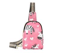 Sac à bandoulière tendance Happy Valentine's Day Cartoon Peach sac à bandoulière robuste pour sac à dos de jour