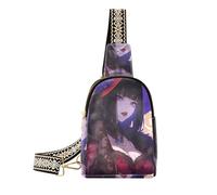 Sac à bandoulière tendance Lady Anime Red Mystery pour femme Sac banane pour la randonnée