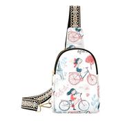 Sac à bandoulière tendance Paris Cycle simple pour femme imperméable pour femme