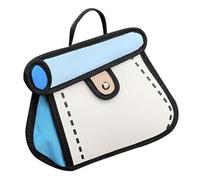 Sac à bandoulière tendance pour femme - Sac à bandoulière avec dessin 2D tendance, sacs à main pour femme pour usage quotidien, voyage d'affaires, fête, mariage, rendez-vous, Bleu, Consulte la