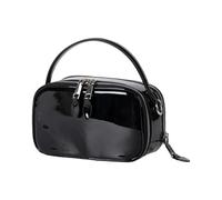 Sac à bandoulière tendance pour femme Style coréen Sac à main Mode Sac à bandoulière Sac à bandoulière Sac à poignée supérieure Sac de transport Couleur unie, Noir , As shown in the figure