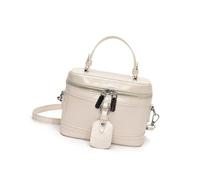 Sac à bandoulière tendance pour femme Style coréen Sac à main Sac à main Boîte à bandoulière en cuir PU Poignée supérieure Style coréen pour femme Boîte à bandoulière de couleur unie, blanc, One Size