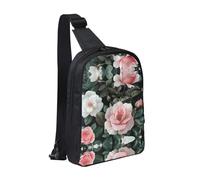 Sac à bandoulière tendance pour homme et femme avec bandoulière convertible., Le parfum des fleurs, Taille unique