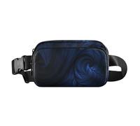 Sac à bandoulière tendance pour homme et femme - Sac à bandoulière multifonction avec sangle réglable - Pour voyage, vacances, course à pied, œuvres d'art en marbre - Motif Ebru numérique - Exotique
