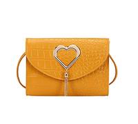 Sac à bandoulière tendance pour homme, jaune, Taille unique