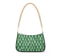 Sac à bandoulière tendance pour homme Motif arbres Vert clair