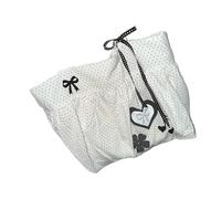 Sac à bandoulière tendance style coréen à pois en toile sous les bras large sangle confortable pratique sac de travail à pois