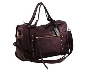 Sac à bandoulière - Thomas Calvi - Katie Berry - Polyuréthane noir - 2 poches zippées - Amovible